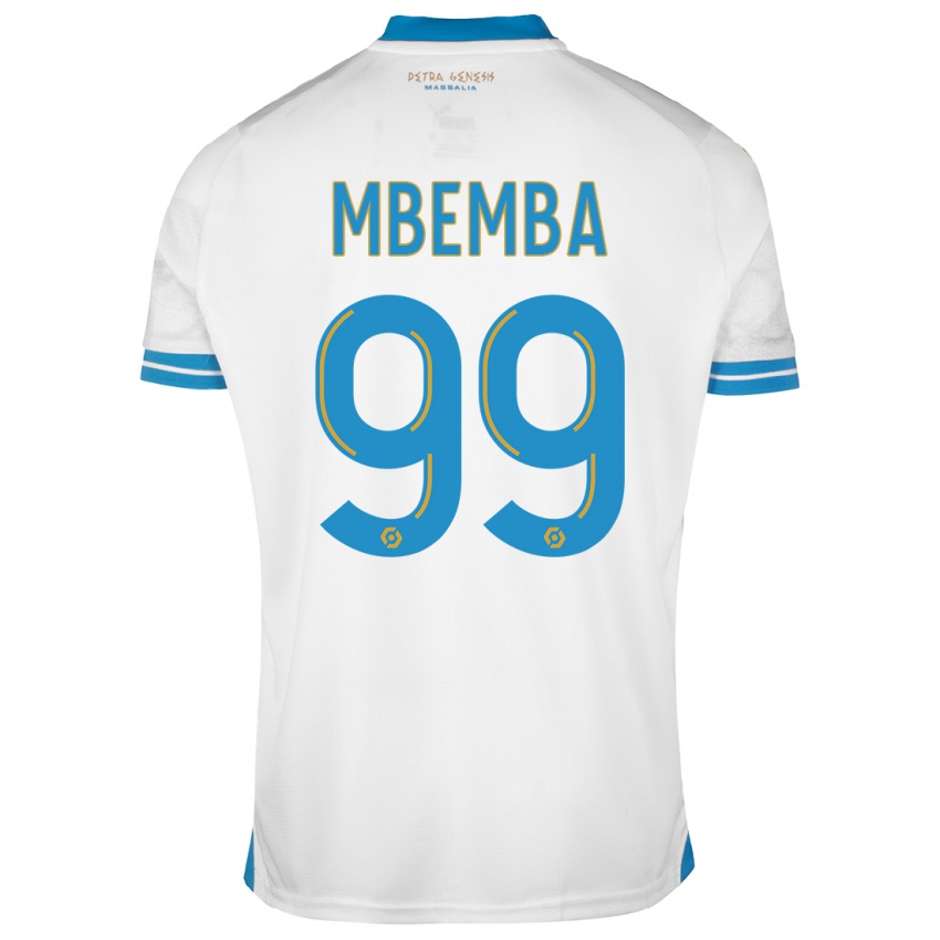 Herren Chancel Mbemba #99 Weiß Heimtrikot Trikot 2023/24 T-Shirt Schweiz