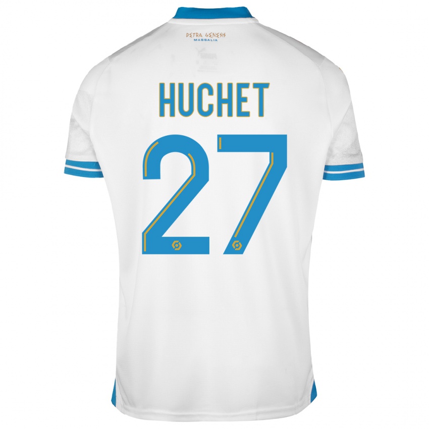 Herren Sarah Huchet #27 Weiß Heimtrikot Trikot 2023/24 T-Shirt Schweiz