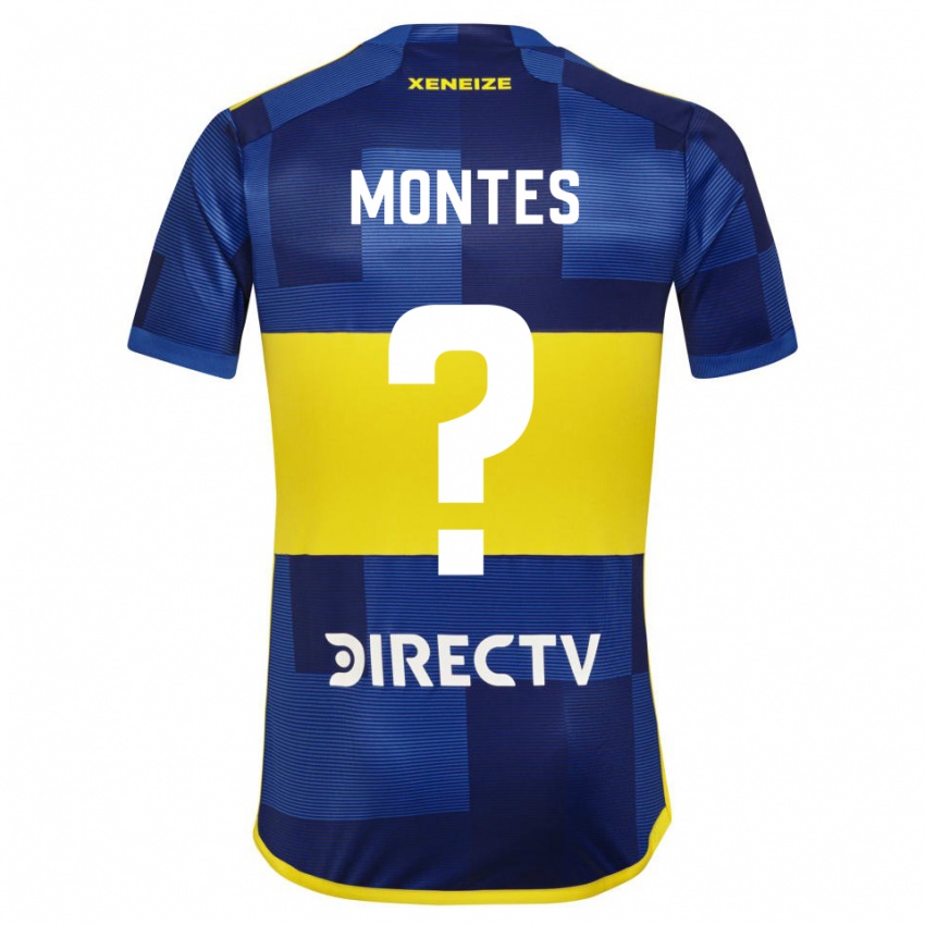 Herren Rodrigo Montes #0 Dunkelblau Gelb Heimtrikot Trikot 2023/24 T-Shirt Schweiz