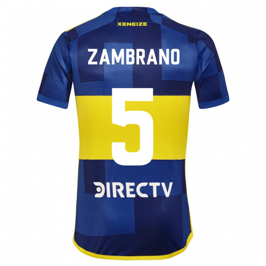 Herren Carlos Zambrano #5 Dunkelblau Gelb Heimtrikot Trikot 2023/24 T-Shirt Schweiz
