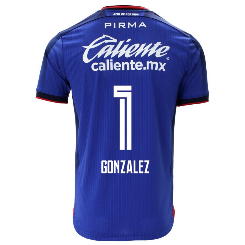 Herren Itzayana Gonzalez #1 Blau Heimtrikot Trikot 2023/24 T-Shirt Schweiz