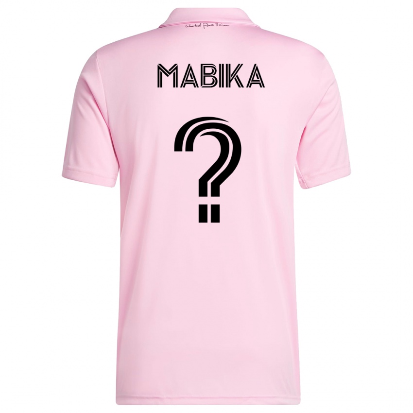 Herren Aimé Mabika #0 Rosa Heimtrikot Trikot 2023/24 T-Shirt Schweiz