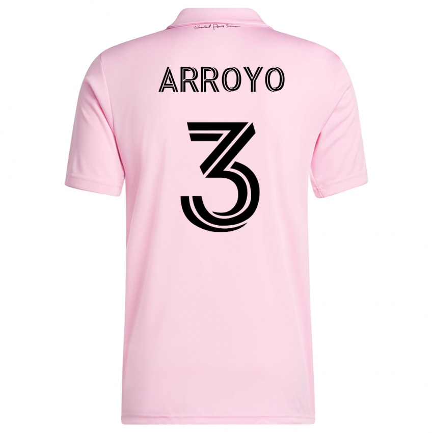 Herren Dixon Arroyo #3 Rosa Heimtrikot Trikot 2023/24 T-Shirt Schweiz