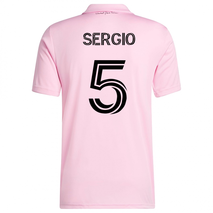 Herren Sergio Busquets #5 Rosa Heimtrikot Trikot 2023/24 T-Shirt Schweiz