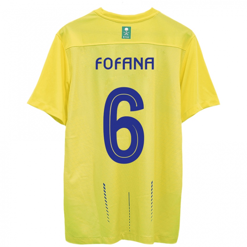 Herren Seko Fofana #6 Gelb Heimtrikot Trikot 2023/24 T-Shirt Schweiz