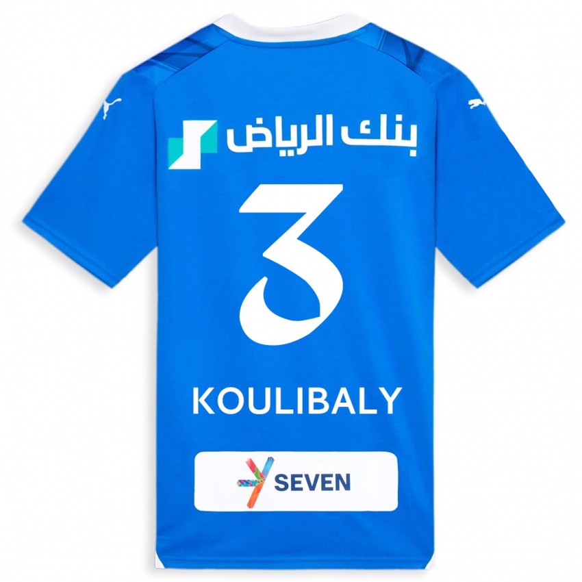 Herren Kalidou Koulibaly #3 Blau Heimtrikot Trikot 2023/24 T-Shirt Schweiz