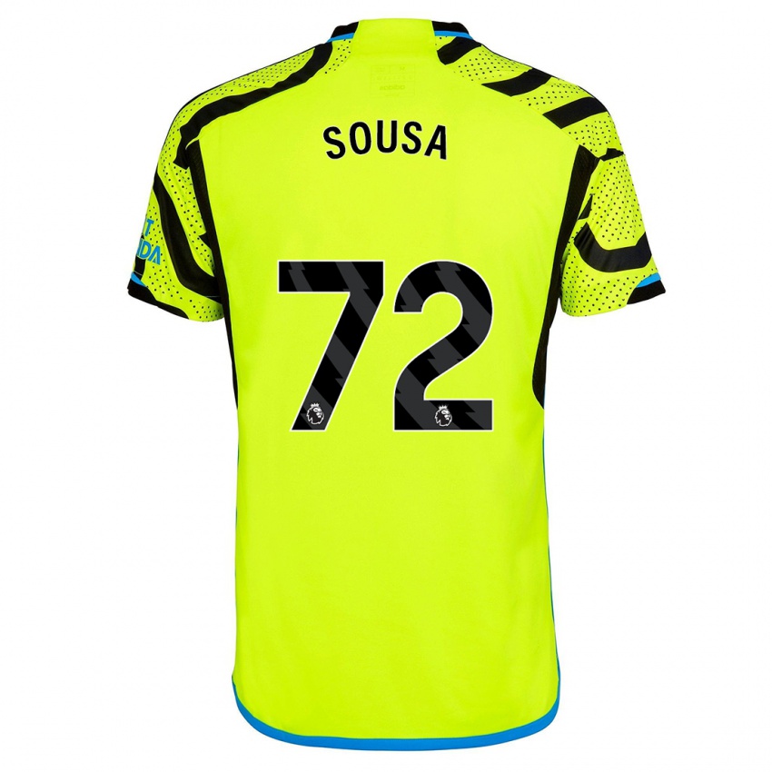Herren Lino Sousa #72 Gelb Auswärtstrikot Trikot 2023/24 T-Shirt Schweiz
