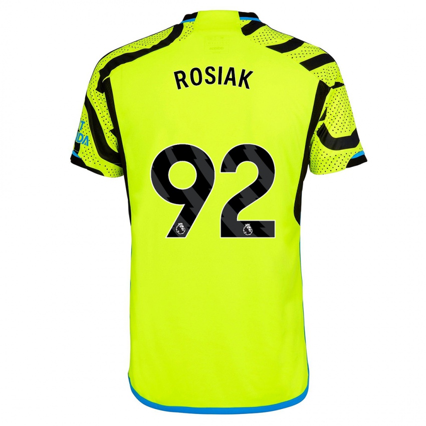 Herren Michal Rosiak #92 Gelb Auswärtstrikot Trikot 2023/24 T-Shirt Schweiz