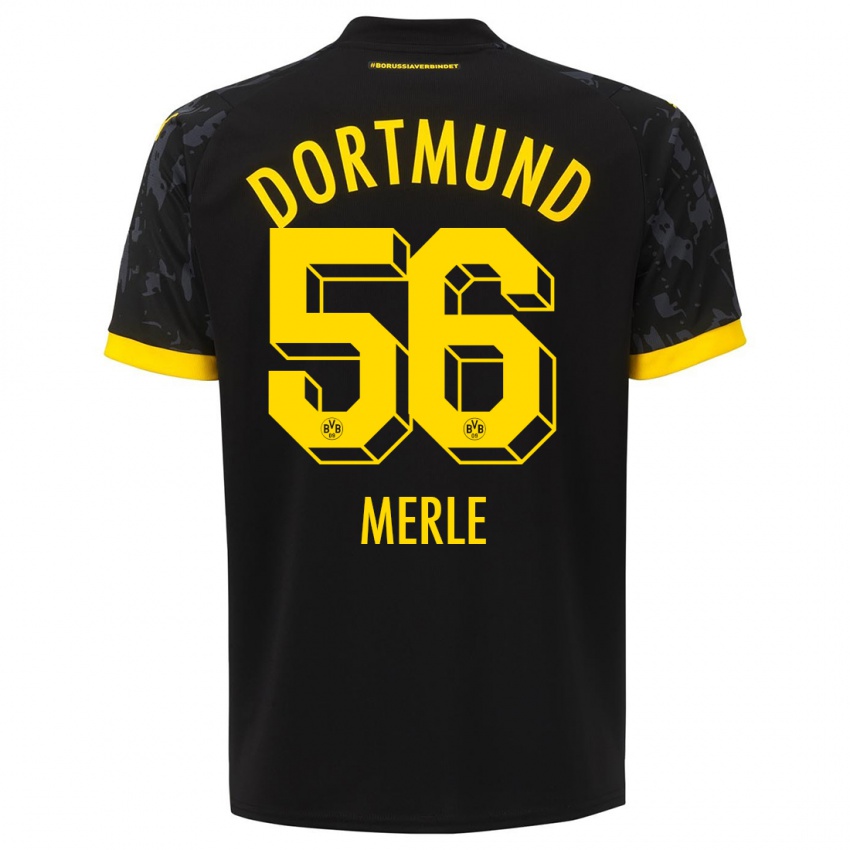 Herren Albers Merle #56 Schwarz Auswärtstrikot Trikot 2023/24 T-Shirt Schweiz