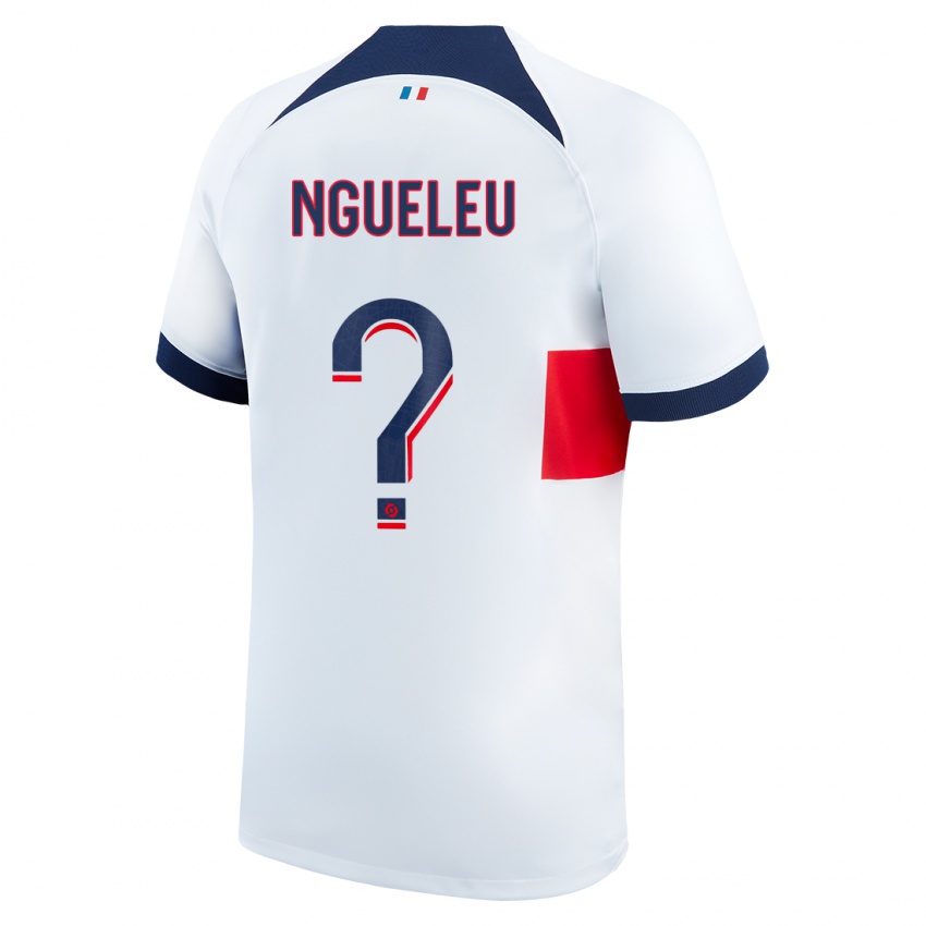 Herren Soufiya Ngueleu #0 Weiß Auswärtstrikot Trikot 2023/24 T-Shirt Schweiz
