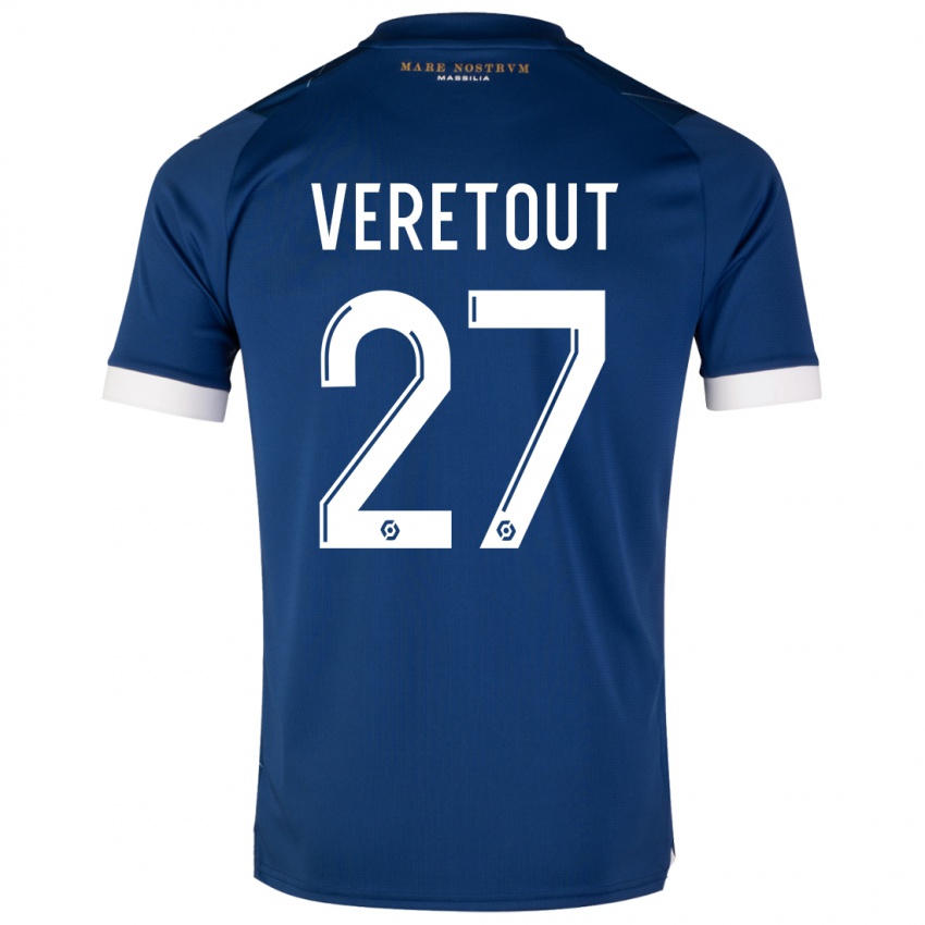 Herren Jordan Veretout #27 Dunkelblau Auswärtstrikot Trikot 2023/24 T-Shirt Schweiz