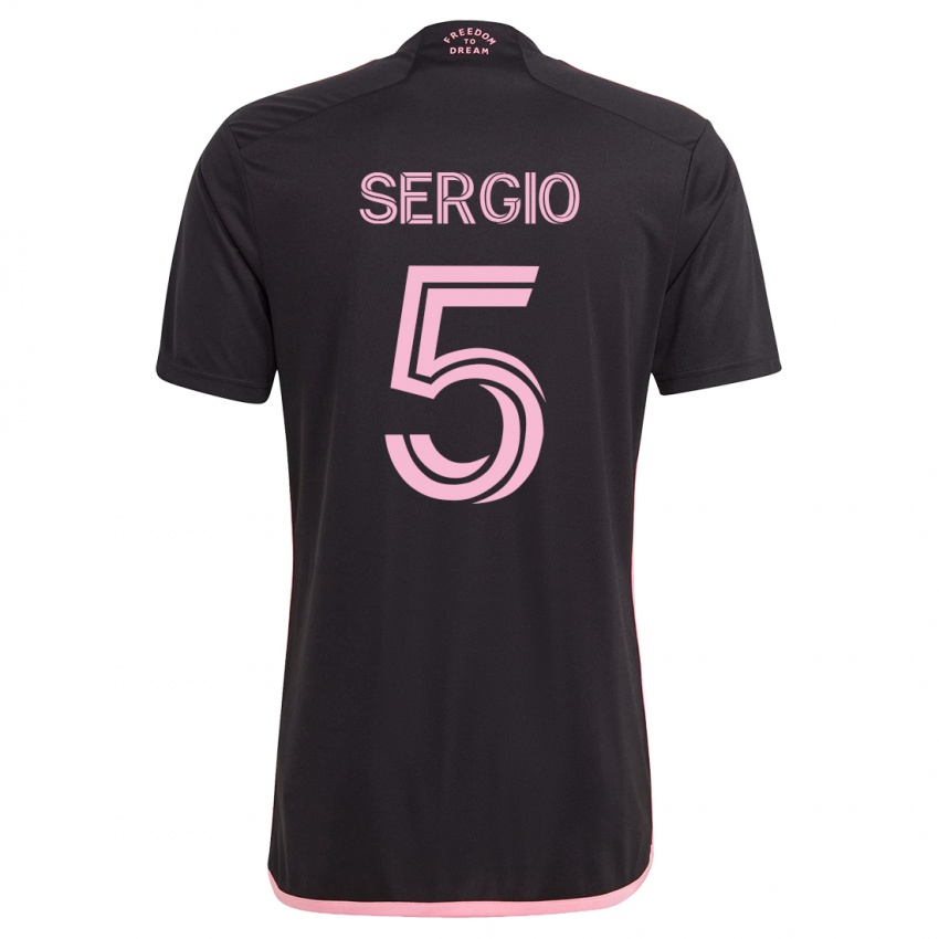 Herren Sergio Busquets #5 Schwarz Auswärtstrikot Trikot 2023/24 T-Shirt Schweiz