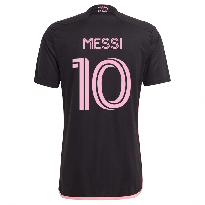 Herren Lionel Messi #10 Schwarz Auswärtstrikot Trikot 2023/24 T-Shirt Schweiz