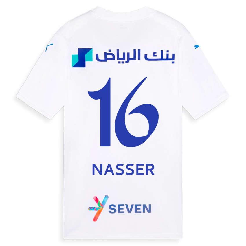 Herren Nasser Al-Dawsari #16 Weiß Auswärtstrikot Trikot 2023/24 T-Shirt Schweiz