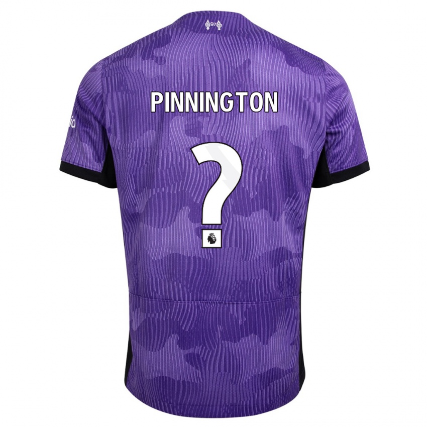 Herren Carter Pinnington #0 Lila Ausweichtrikot Trikot 2023/24 T-Shirt Schweiz