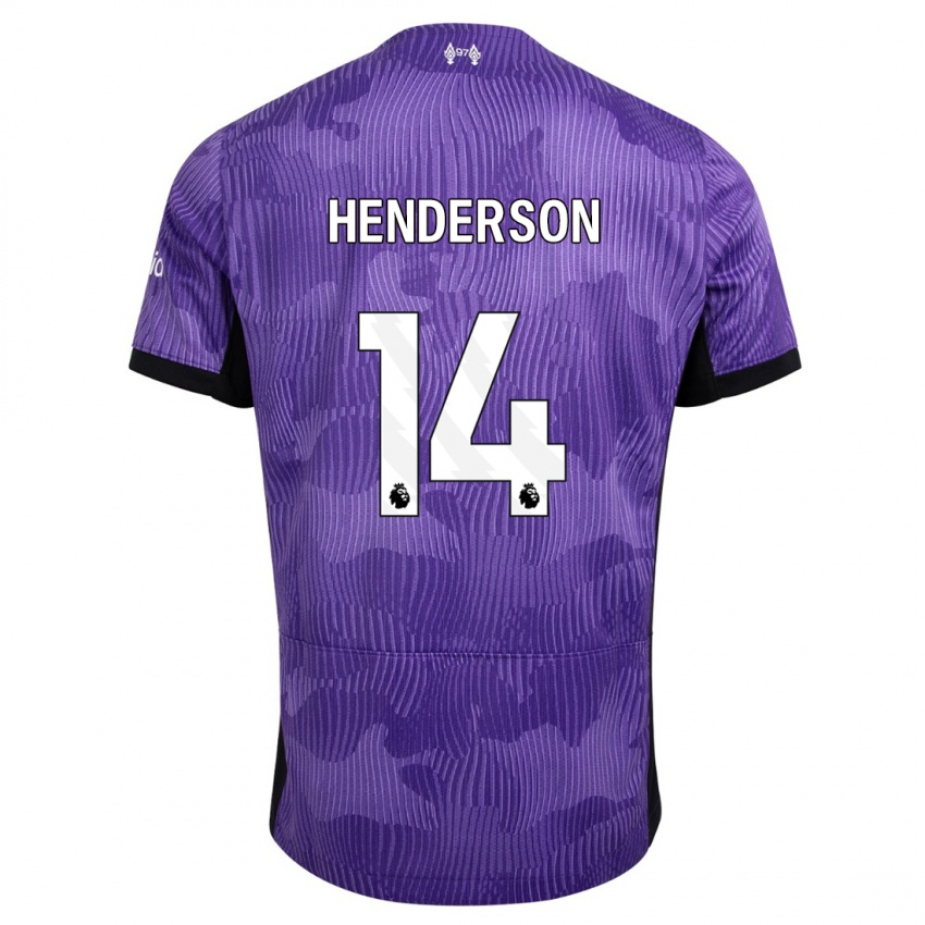 Homme Maillot Henderson #14 Violet Troisieme 2023/24 T-Shirt Suisse
