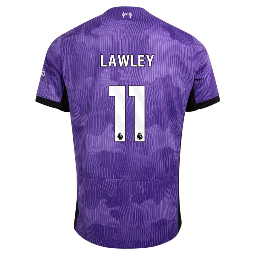 Homme Maillot Melissa Lawley #11 Violet Troisieme 2023/24 T-Shirt Suisse