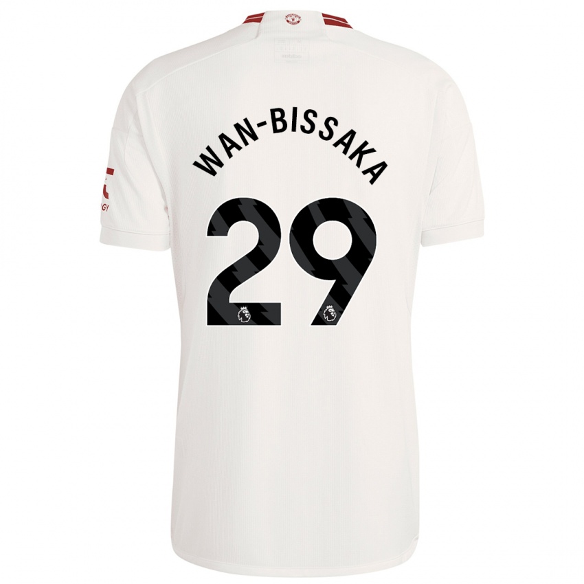 Herren Aaron Wan-Bissaka #29 Weiß Ausweichtrikot Trikot 2023/24 T-Shirt Schweiz