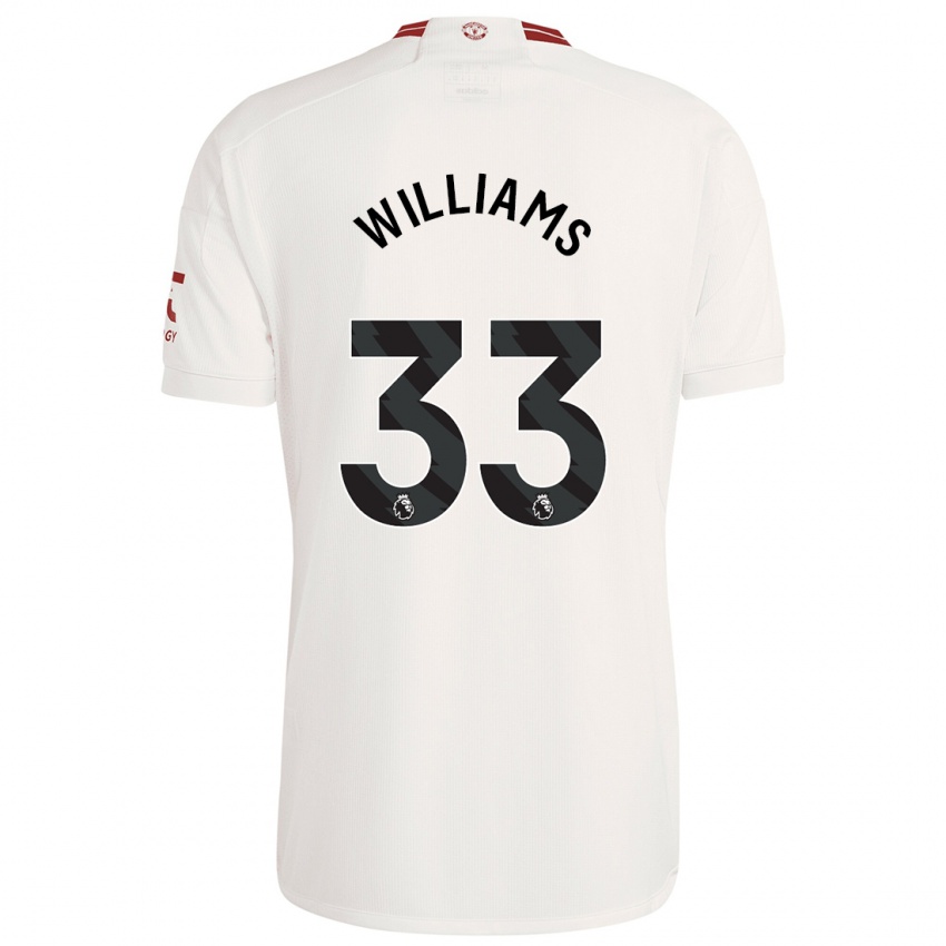 Herren Brandon Williams #33 Weiß Ausweichtrikot Trikot 2023/24 T-Shirt Schweiz