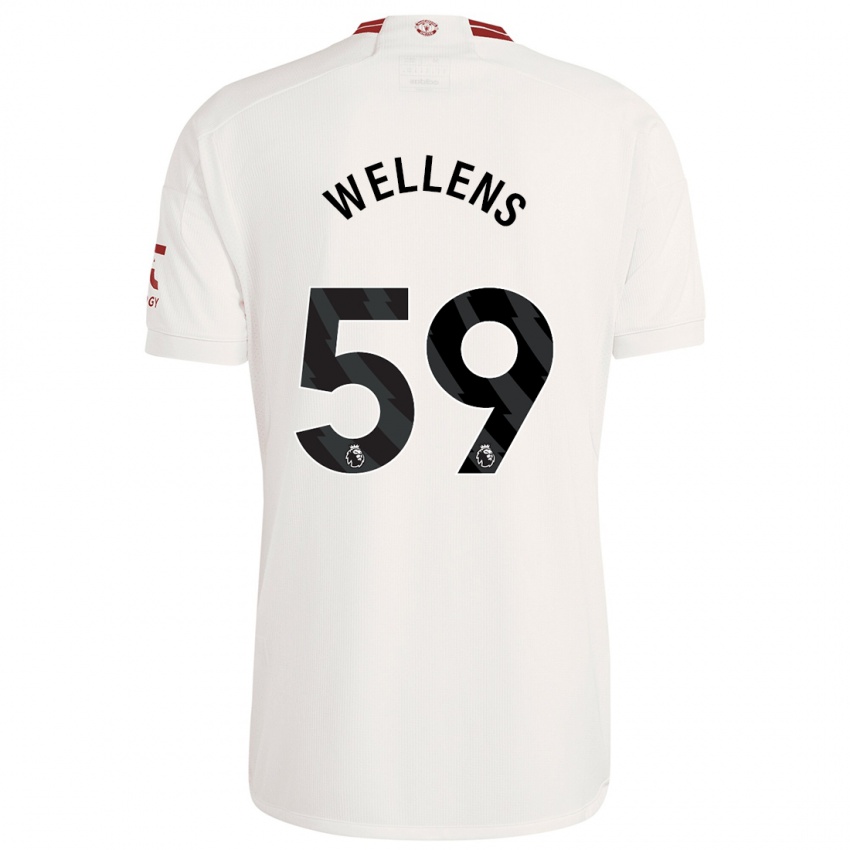 Herren Charlie Wellens #59 Weiß Ausweichtrikot Trikot 2023/24 T-Shirt Schweiz