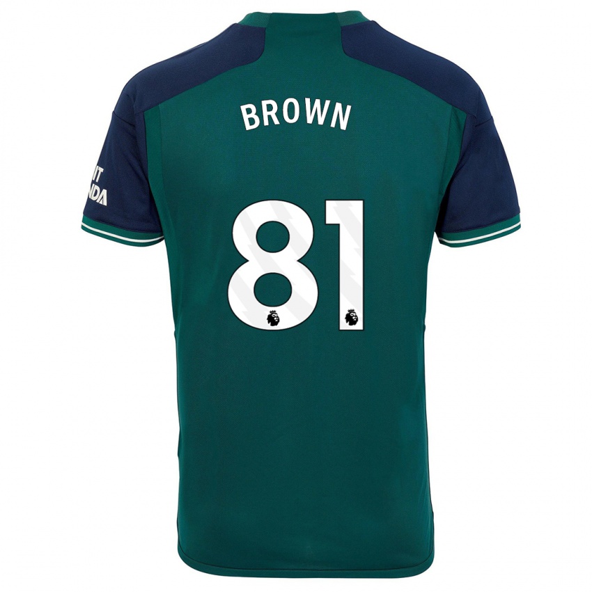 Herren Luis Brown #81 Grün Ausweichtrikot Trikot 2023/24 T-Shirt Schweiz