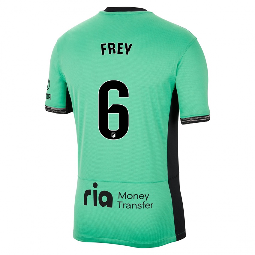 Herren Darío Frey #6 Frühlingsgrün Ausweichtrikot Trikot 2023/24 T-Shirt Schweiz