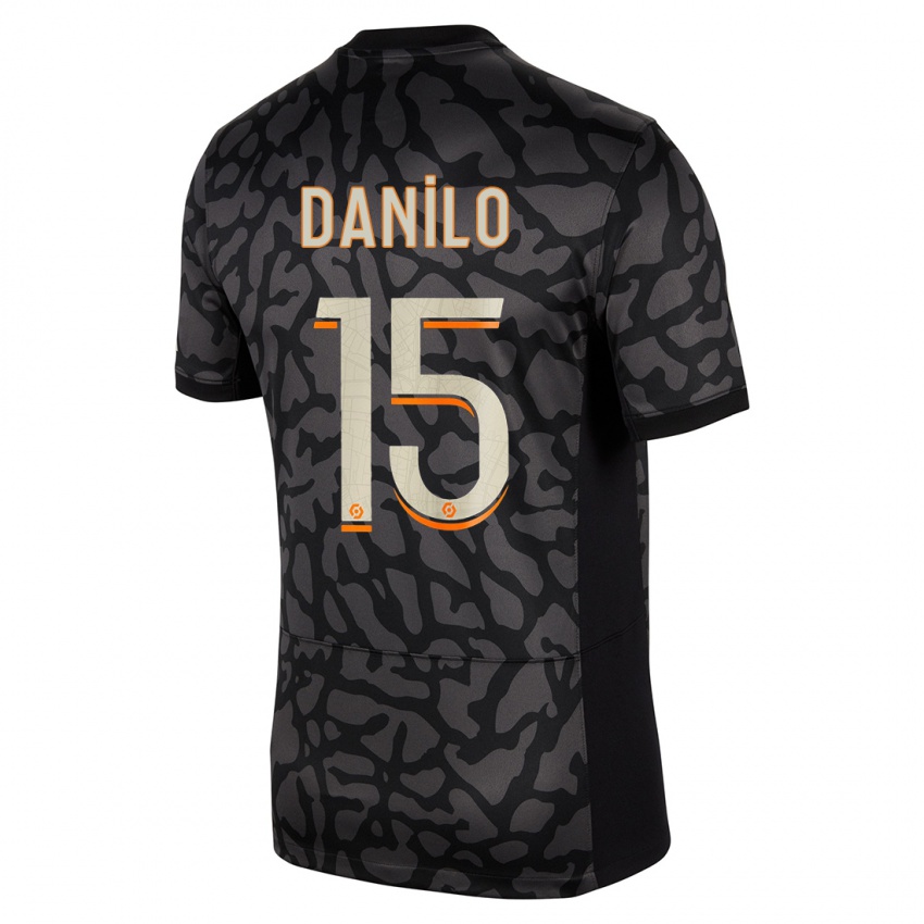 Herren Danilo Pereira #15 Schwarz Ausweichtrikot Trikot 2023/24 T-Shirt Schweiz