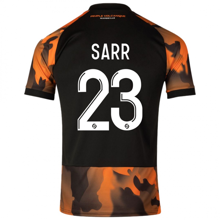 Homme Maillot Ismaïla Sarr #23 Noir Orange Troisieme 2023/24 T-Shirt Suisse