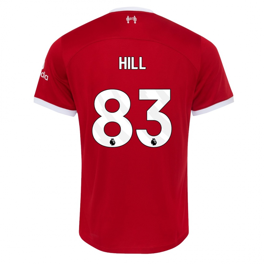 Femme Maillot Tom Hill #83 Rouge Tenues Domicile 2023/24 T-Shirt Suisse