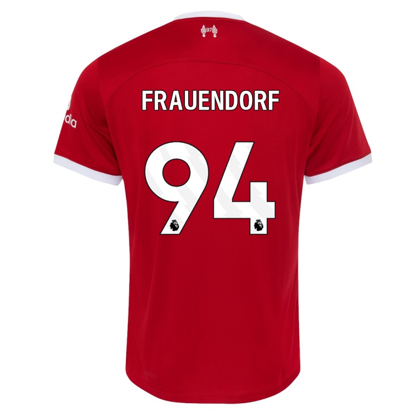 Damen Melkamu Frauendorf #94 Rot Heimtrikot Trikot 2023/24 T-Shirt Schweiz