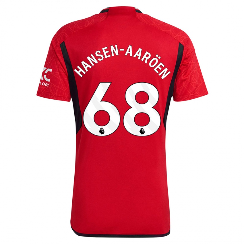 Damen Isak Hansen-Aaröen #68 Rot Heimtrikot Trikot 2023/24 T-Shirt Schweiz