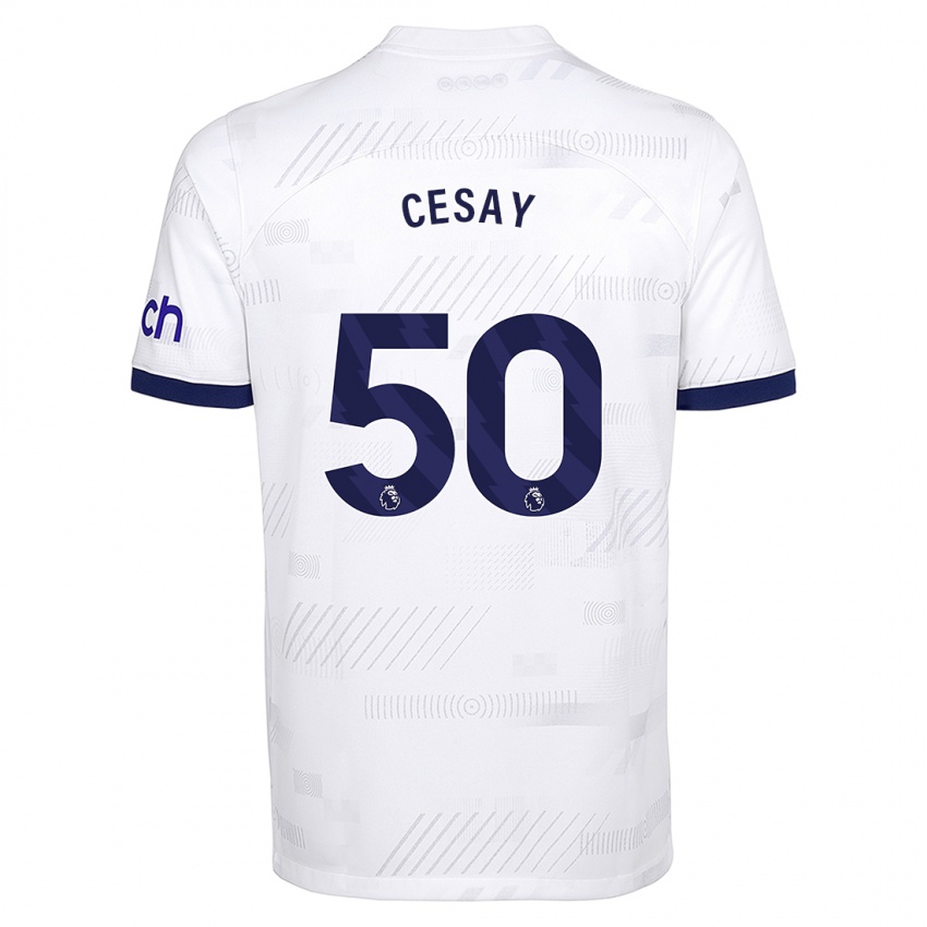 Damen Kallum Cesay #50 Weiß Heimtrikot Trikot 2023/24 T-Shirt Schweiz