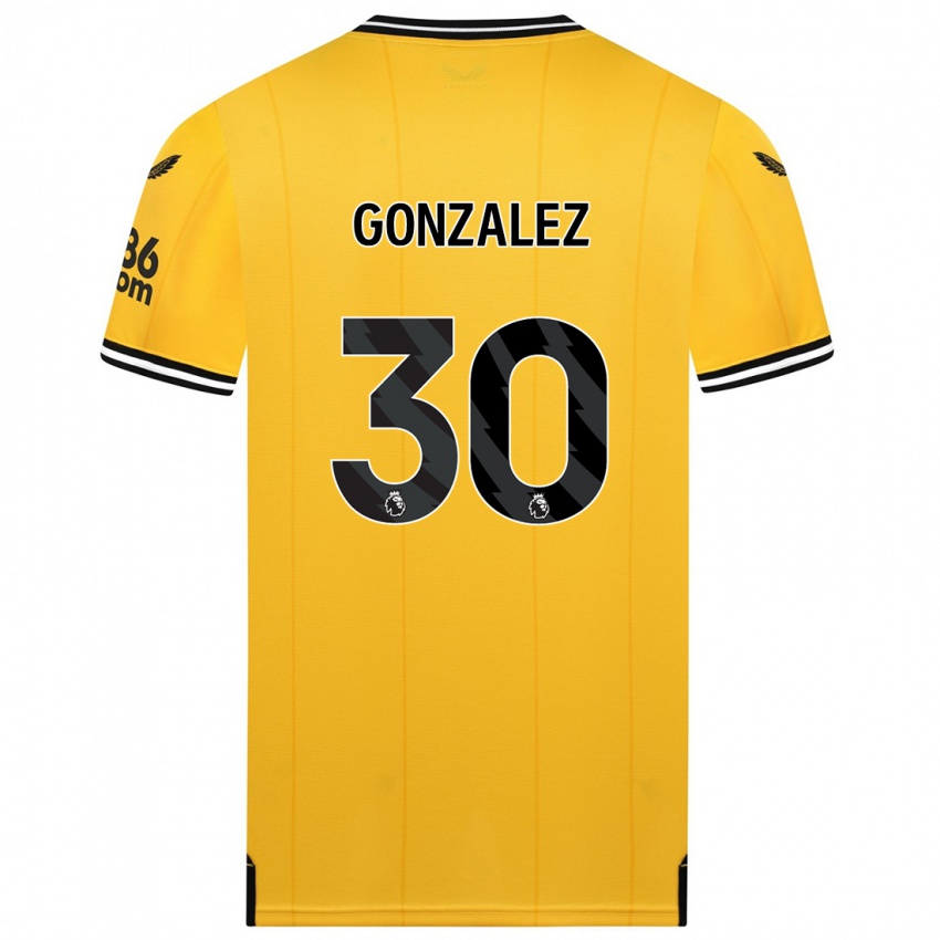 Damen Enso González #30 Gelb Heimtrikot Trikot 2023/24 T-Shirt Schweiz