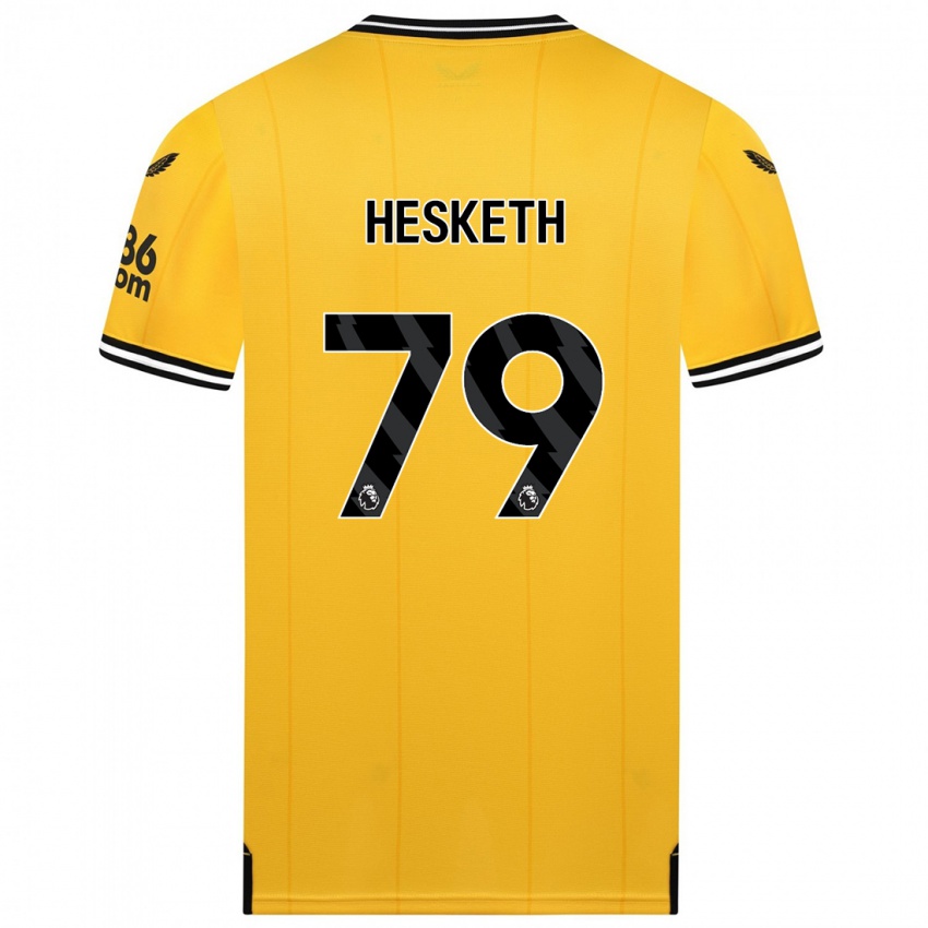 Damen Owen Hesketh #79 Gelb Heimtrikot Trikot 2023/24 T-Shirt Schweiz