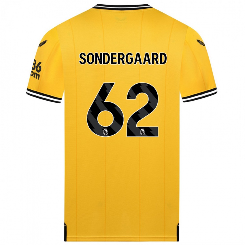 Damen Andreas Sondergaard #62 Gelb Heimtrikot Trikot 2023/24 T-Shirt Schweiz