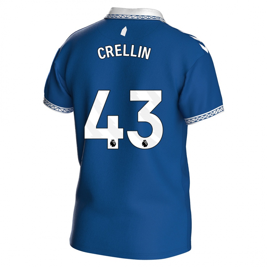 Damen Billy Crellin #43 Königsblau Heimtrikot Trikot 2023/24 T-Shirt Schweiz