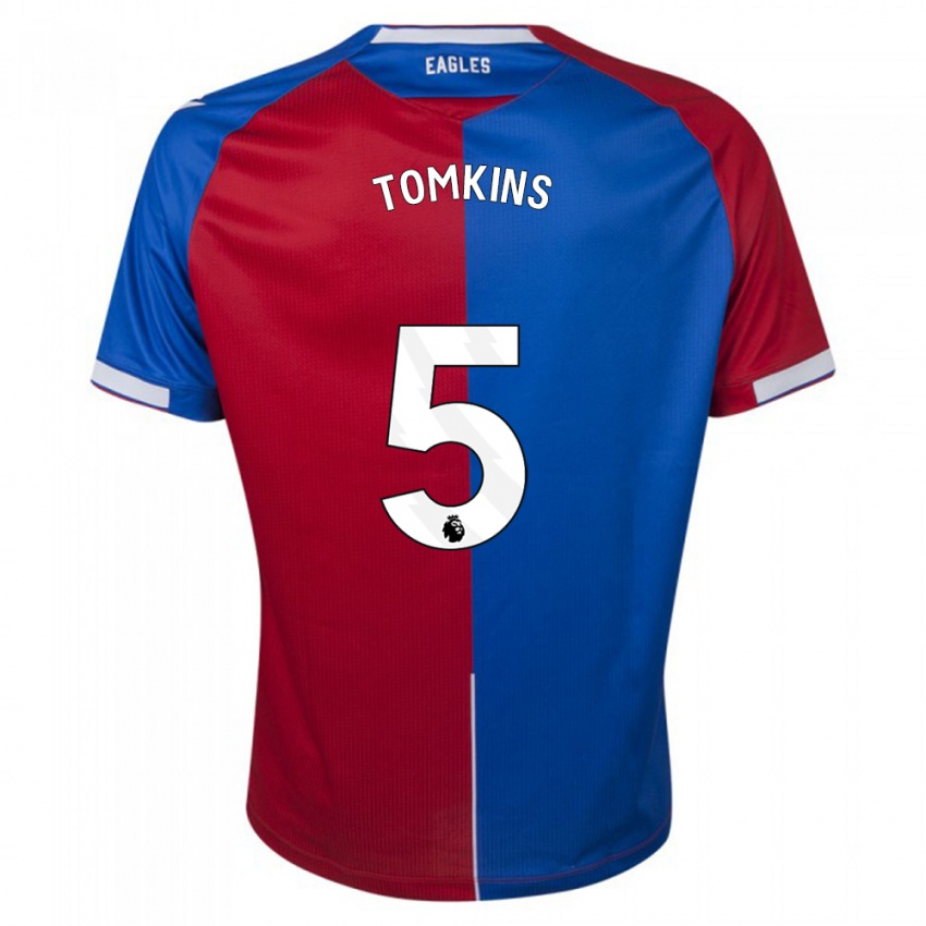 Damen James Tomkins #5 Rot Blau Heimtrikot Trikot 2023/24 T-Shirt Schweiz