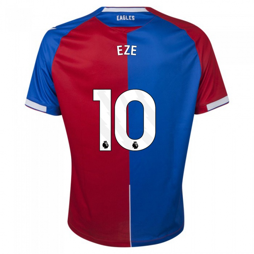 Damen Eberechi Eze #10 Rot Blau Heimtrikot Trikot 2023/24 T-Shirt Schweiz
