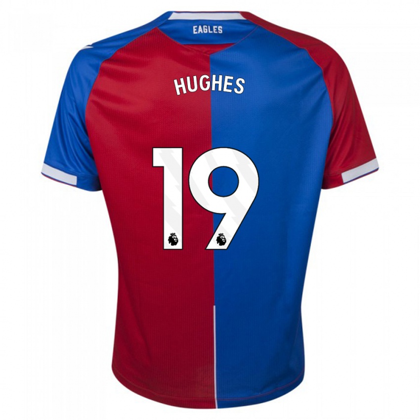 Damen Will Hughes #19 Rot Blau Heimtrikot Trikot 2023/24 T-Shirt Schweiz