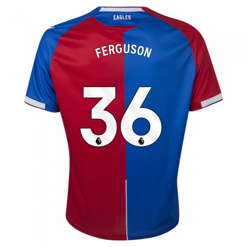 Damen Nathan Ferguson #36 Rot Blau Heimtrikot Trikot 2023/24 T-Shirt Schweiz