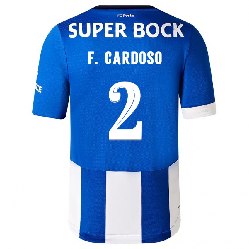 Damen Fabio Cardoso #2 Blau Weiss Heimtrikot Trikot 2023/24 T-Shirt Schweiz