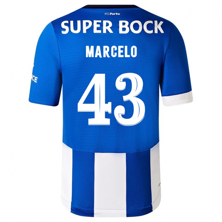 Damen Joao Marcelo #43 Blau Weiss Heimtrikot Trikot 2023/24 T-Shirt Schweiz