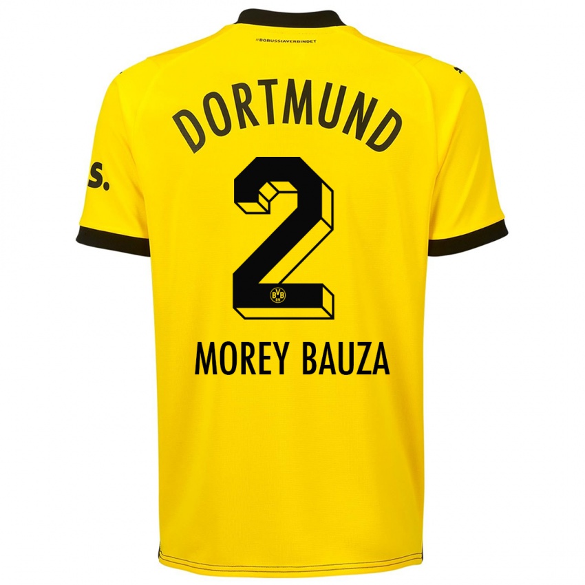 Damen Mateu Morey Bauza #2 Gelb Heimtrikot Trikot 2023/24 T-Shirt Schweiz