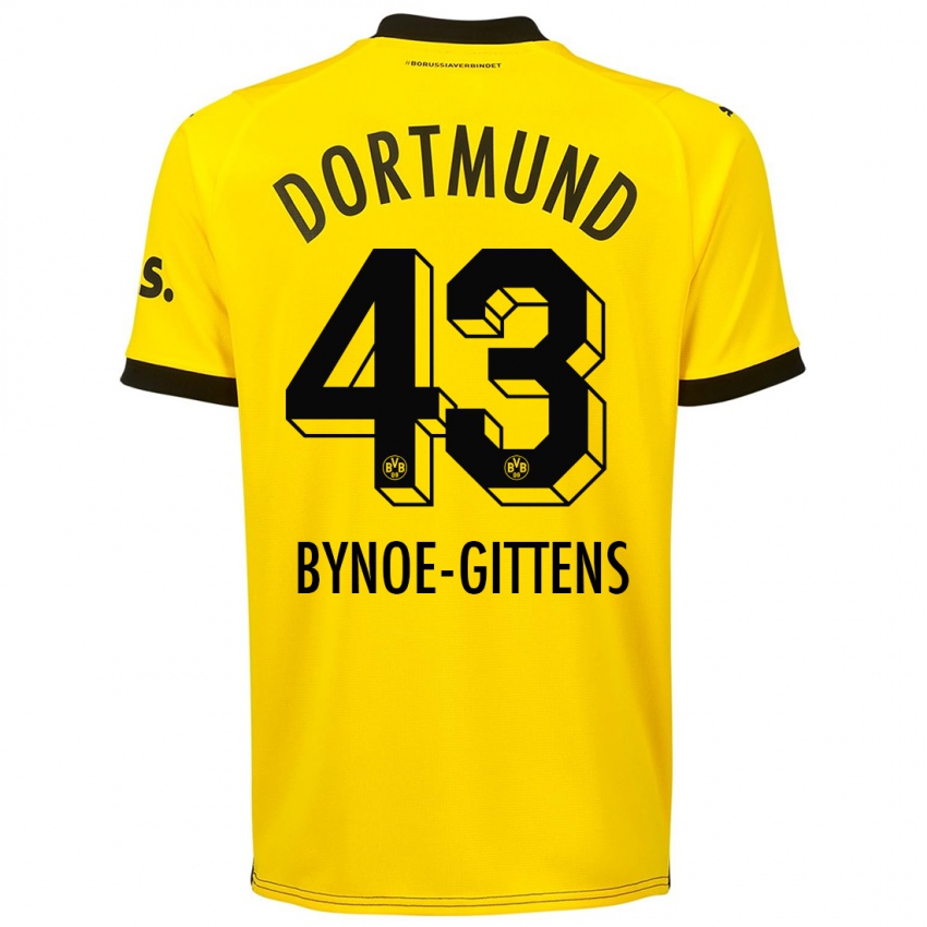 Damen Jamie Bynoe-Gittens #43 Gelb Heimtrikot Trikot 2023/24 T-Shirt Schweiz