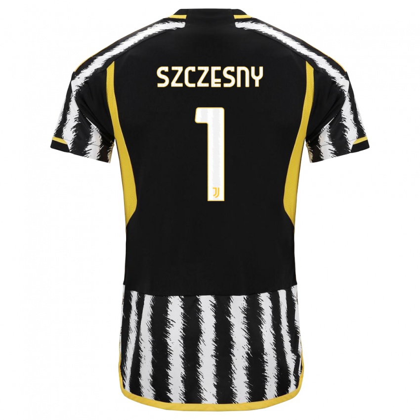 Damen Wojciech Szczesny #1 Schwarz-Weiss Heimtrikot Trikot 2023/24 T-Shirt Schweiz