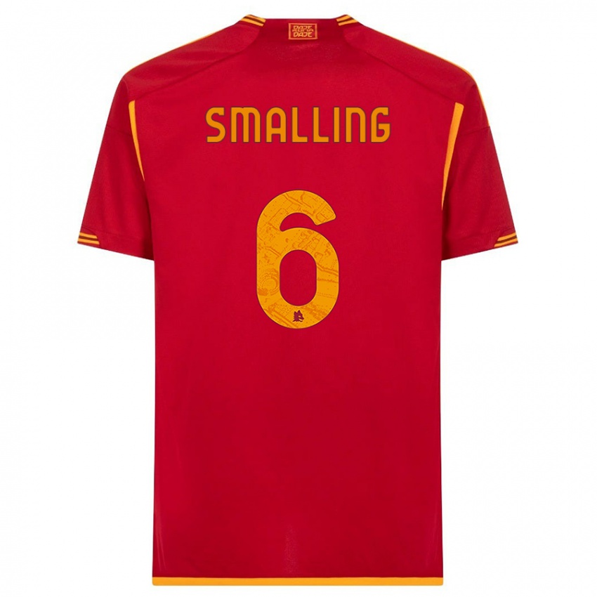 Damen Chris Smalling #6 Rot Heimtrikot Trikot 2023/24 T-Shirt Schweiz
