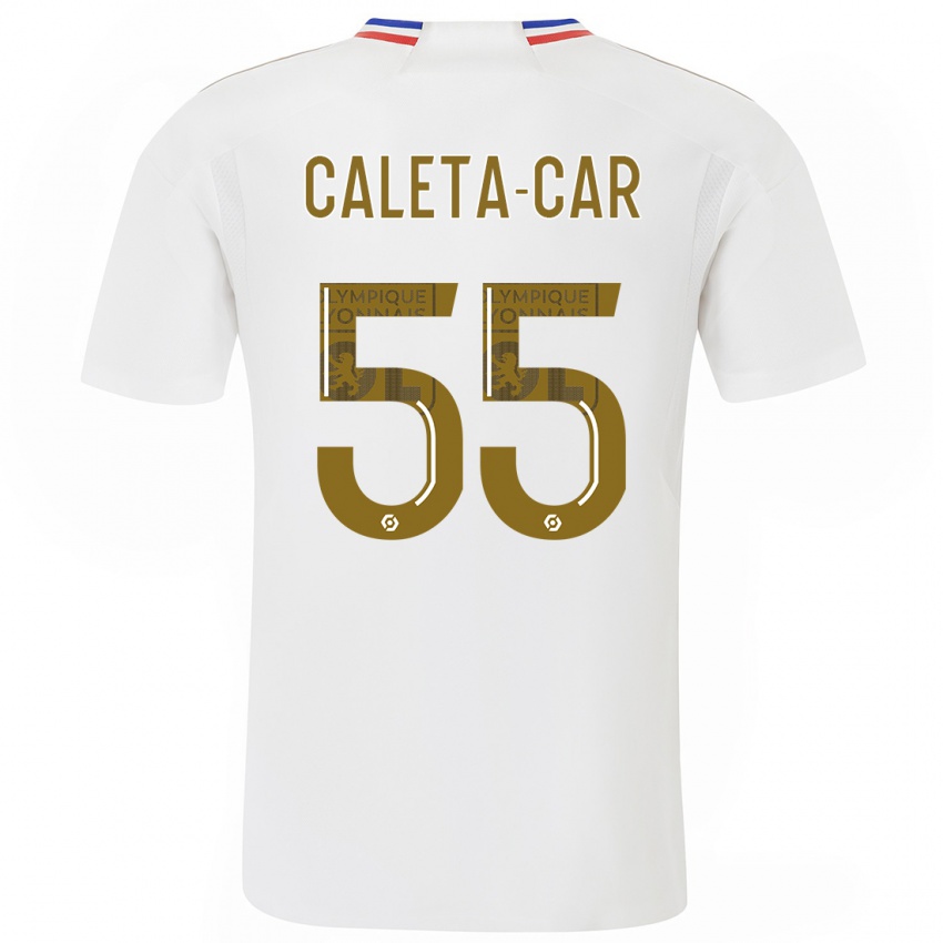 Damen Duje Caleta-Car #55 Weiß Heimtrikot Trikot 2023/24 T-Shirt Schweiz