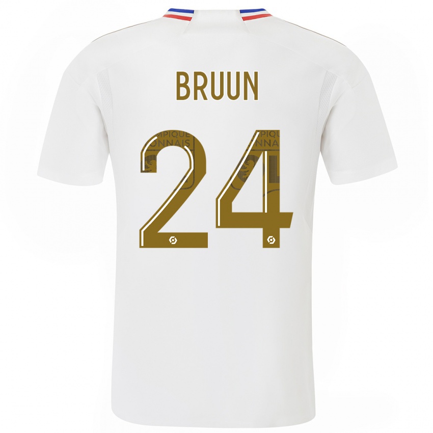 Damen Signe Bruun #24 Weiß Heimtrikot Trikot 2023/24 T-Shirt Schweiz