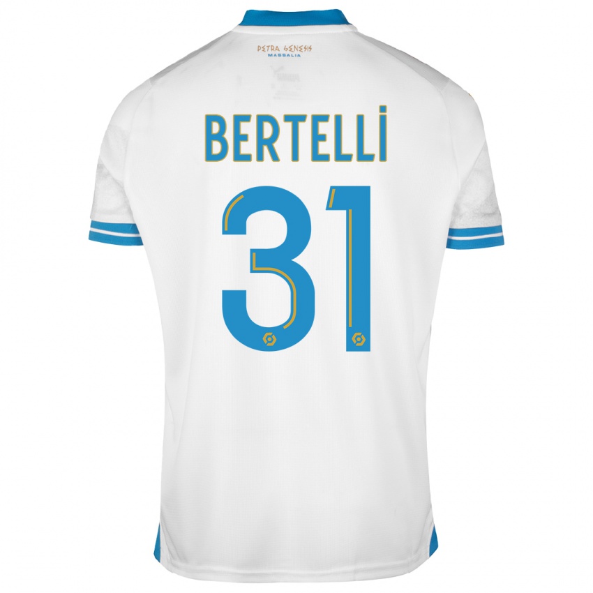 Damen Ugo Bertelli #31 Weiß Heimtrikot Trikot 2023/24 T-Shirt Schweiz