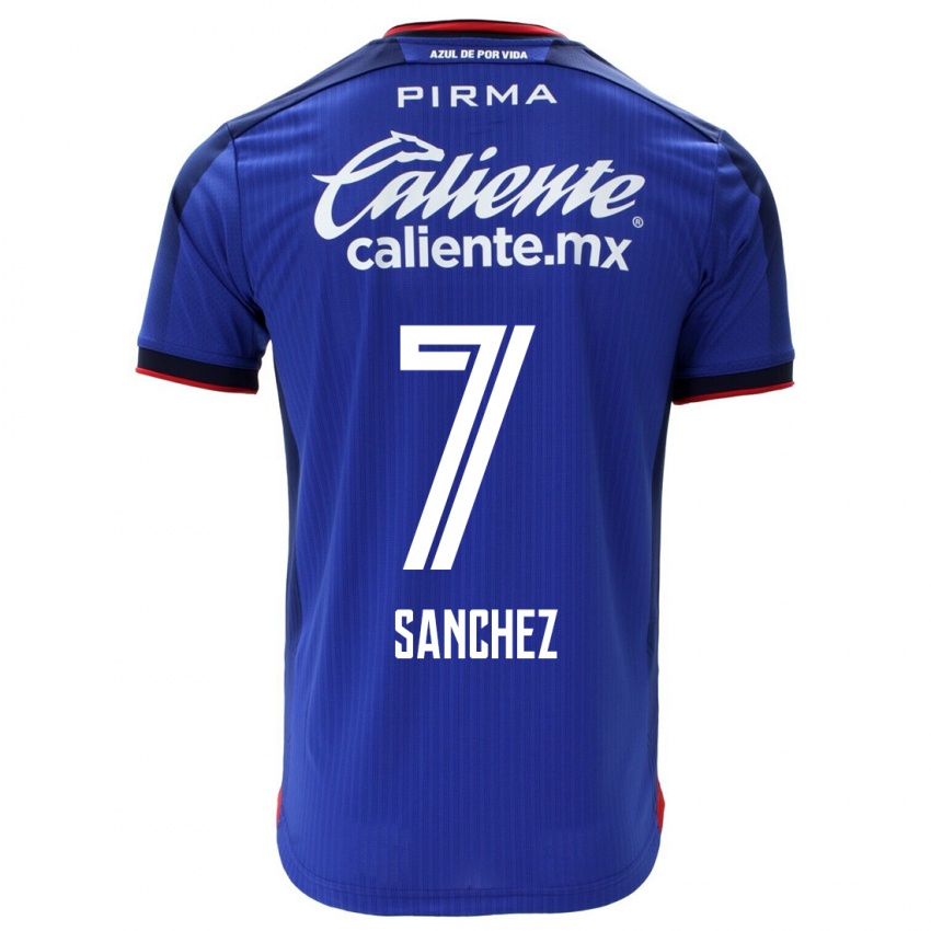 Damen Andrea Sanchez #7 Blau Heimtrikot Trikot 2023/24 T-Shirt Schweiz